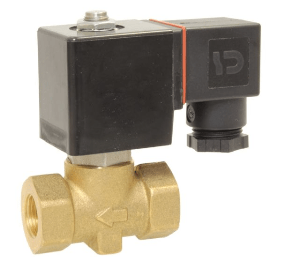 Электромагнитный клапан, 2/2-Magnetventil, G1/2", DN10.5, 24VDC, Ms/FKM, DC=0-1bar, direktgesteuert