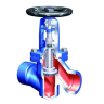 Запорный клапан с сальниковым уплотнением 35.005 ARI-STOBU  PN40, литая сталь 1.0619+N, под приварку (DN80 PN40)