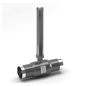 Кран шаровой с/проходн.  LD КШЦП.16.02 СП Н = PN16, Ст20/Нерж. сталь 1.4308/PTFE, сварка/сварка, удл.штока (DN400 PN16 КШЦП 400.016.П/П.02 Н=2400мм)