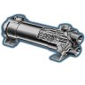 Теплообменник кожухотрубный Funke SSCF 603-1 ход корп.1.4571 труб 1.4571 d.9,5 мм перег.1.4571 трубн