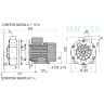 Насос МВ 130, PVDF, VITON, B