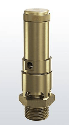 810-sGK-PTFE Предохранительный клапан р/р-W617N (латунь) Тмакс=+225оС PN50 Руст=0,2-50,0bar (DN8, 810-sGK-8-m-8-FKM-VI-2bar)